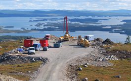 Chantier en Suède