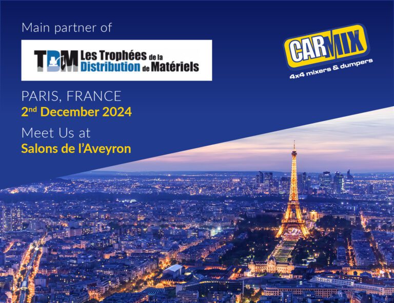 Carmix principal sponsor des Trophées de la Distribution de Matériels